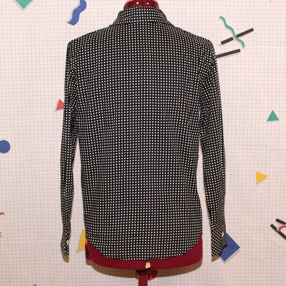 Hurley black polka dots shirt with tie - Picture 4 of 9